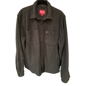 Coleman Fleece Lined Ribbed Shacket‎ in Olive Green – Men’s L Cabincore